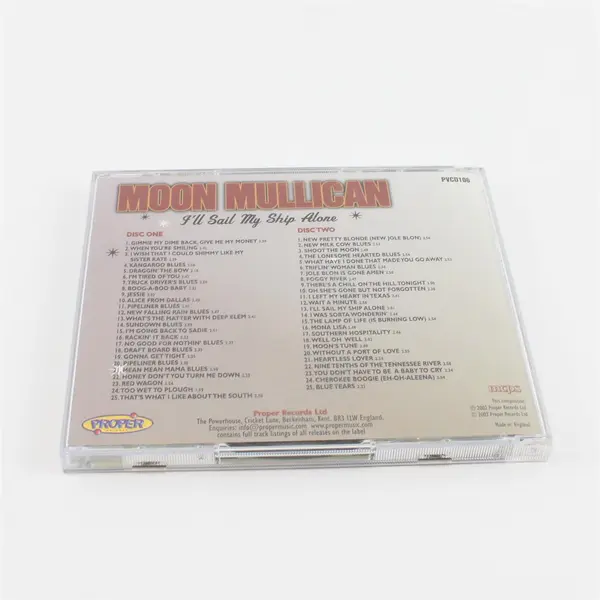 Moon Mullican I'll Sail My Ship Alone CD 2 Disc Set