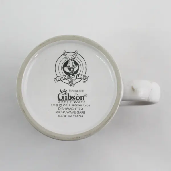 Vintage 2001 Gibson Warner Brothers Looney Tunes Taz Tasmanian Devil Coffee Mug
