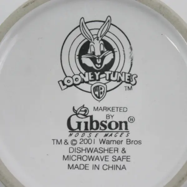 Vintage 2001 Gibson Warner Brothers Looney Tunes Taz Tasmanian Devil Coffee Mug