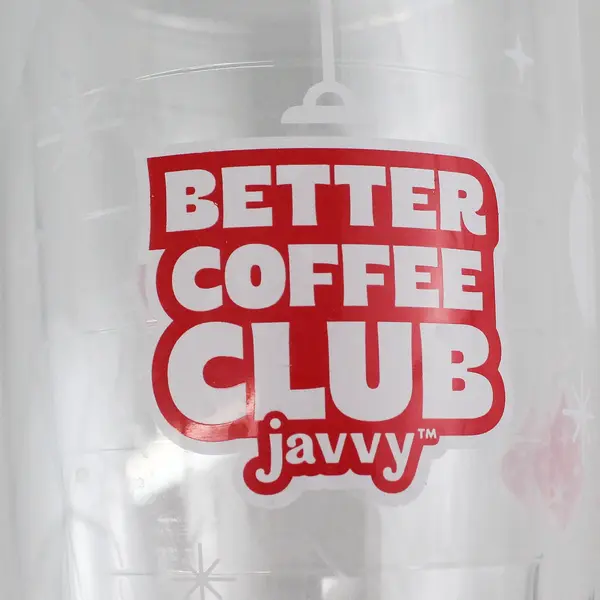 Javvy Clear Tumbler with Lid Holiday Christmas 16 oz