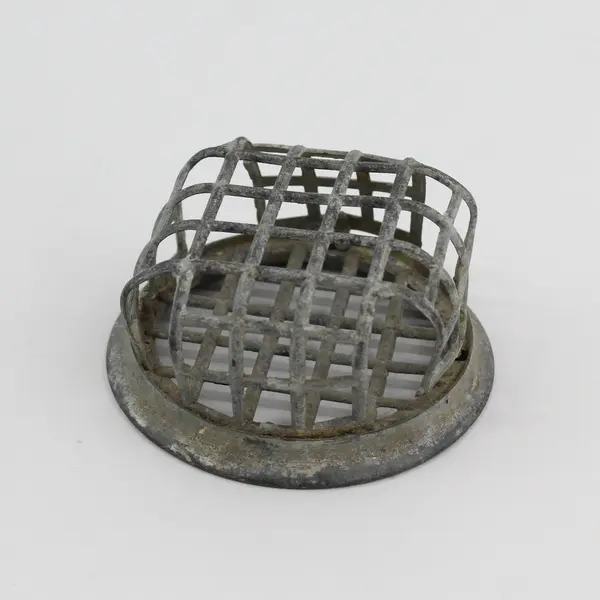 Vintage IDEAL Metal Cage Flower Holder Frog No. 71A