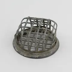 Vintage IDEAL Metal Cage Flower Holder Frog No. 71A