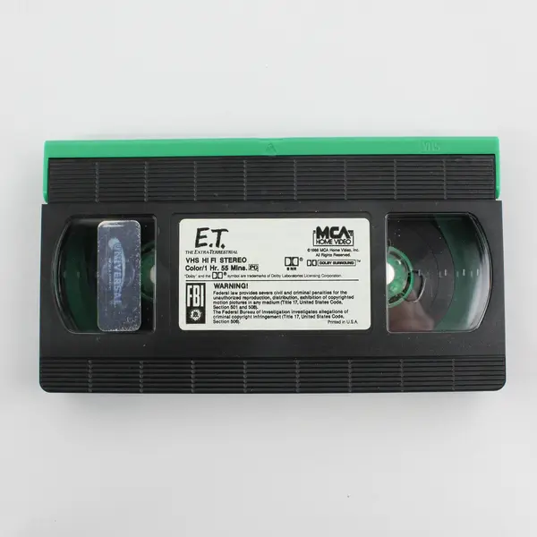 E.T. The Extra-Terrestrial VHS 1982, Spielberg