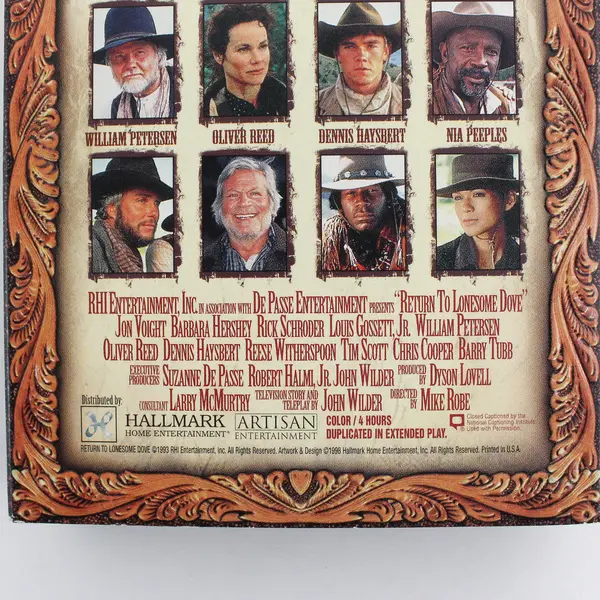 Return To Lonesome Dove VHS 1998 Jon Voight Barbara Hershey Hallmark