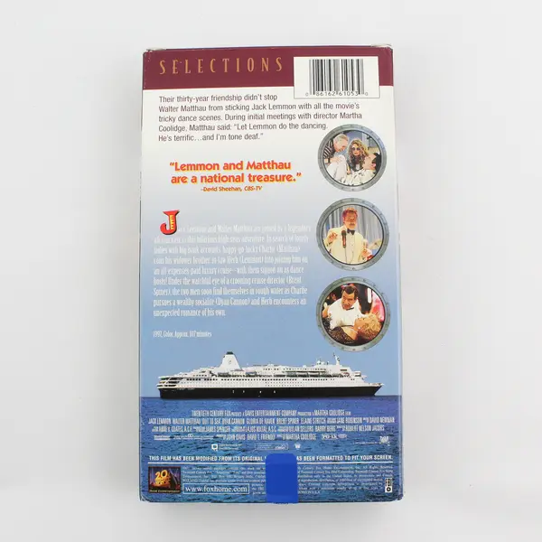 Out to Sea VHS 1997 Jack Lemmon Walter Matthau Comedy 20th Century Fox