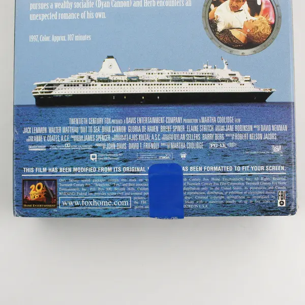 Out to Sea VHS 1997 Jack Lemmon Walter Matthau Comedy 20th Century Fox