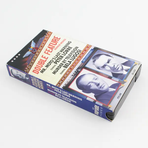 Mr. Moto's Last Warning/Murder by Television Double Feature Horror VHS 1989 