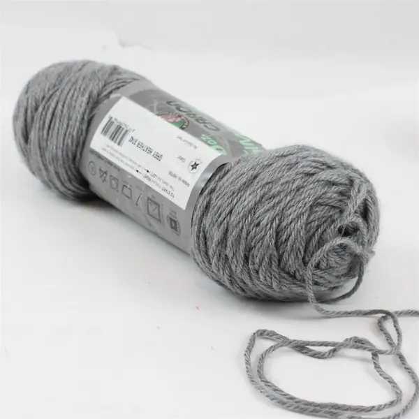 Lot of 4 Caron Simply Soft No Dye Lot Yarn Grey Heather #9742 Medium Weight 4