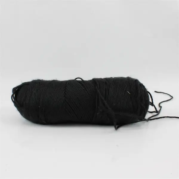 Lot of 8 Caron Simply Soft No Dye Lot Yarn Black #9727 Medium Weight 4