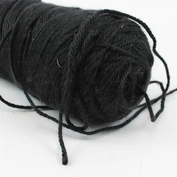 Lot of 8 Caron Simply Soft No Dye Lot Yarn Black #9727 Medium Weight 4