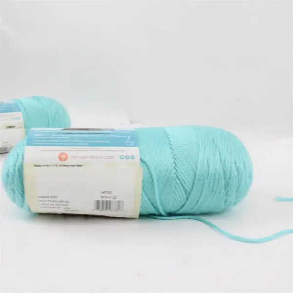 Lot of 3 Caron Simply Soft No Dye Lot Yarn Robins Egg #9780 Medium Weight 4