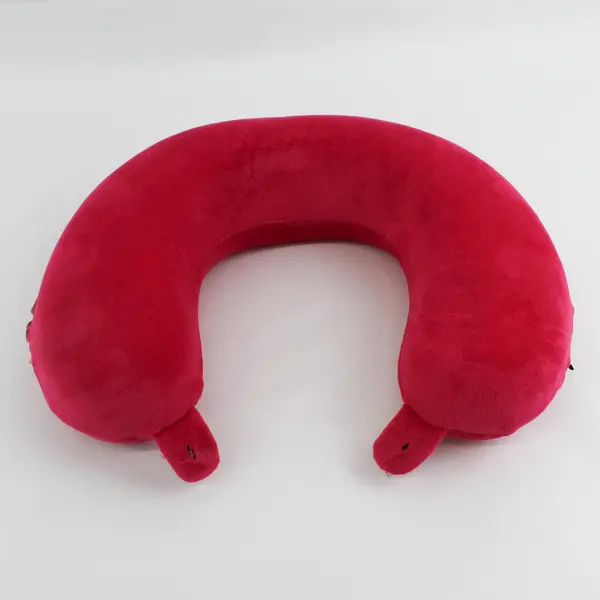 Homedics Hot Pink Foam Travel Neck Pillow FLAWED