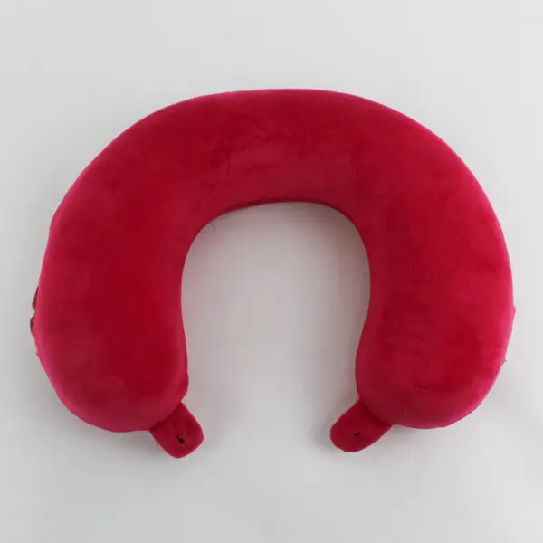Homedics Hot Pink Foam Travel Neck Pillow FLAWED