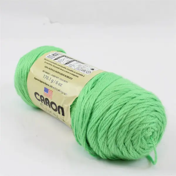 Lot of 2 Caron Simply Soft No Dye Lot Yarn Limelight #9607 Medium Weight 4