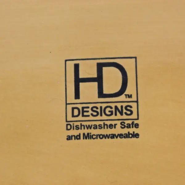 HD Designs Mustard Yellow Square Ceramic Platter 10"