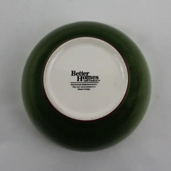 Better Homes and Gardens Olive Villa Green Bowl Soup Bowl 6"
