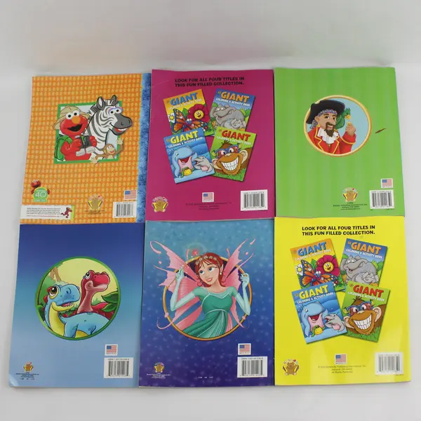 Lot of 6 Bendon Coloring Activity Books Mixed Themes Sesame Street