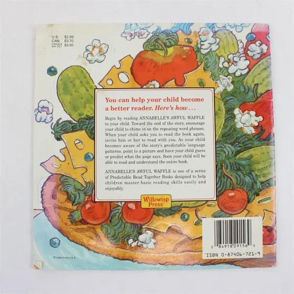 Annabelle's Awful Waffle Tracey E. Dils 1995 Paperback Book