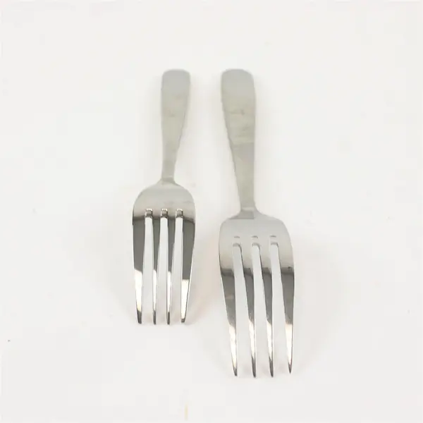 Lot of 2 Walco Stainless Steel Dinner Fork & Salad Fork 7in 8in