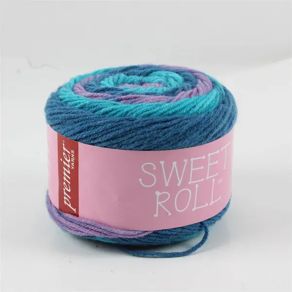 NEW Premier Yarns Sweet Roll - Punch Pop 5oz/245yds 100% Acrylic - Worsted (4)