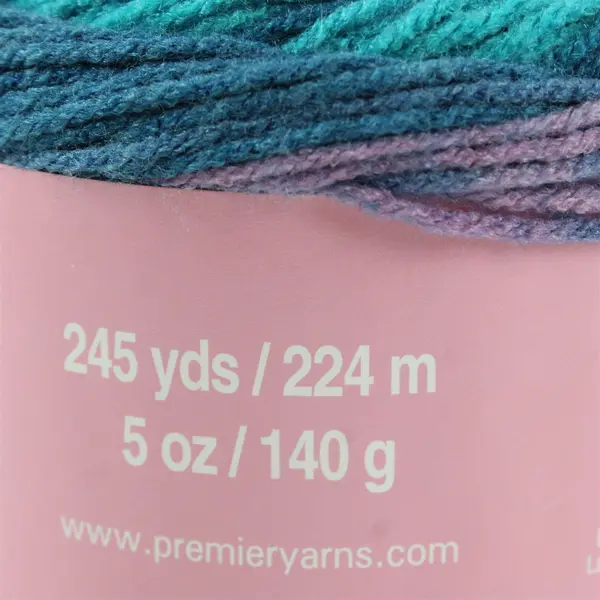 NEW Premier Yarns Sweet Roll - Punch Pop 5oz/245yds 100% Acrylic - Worsted (4)