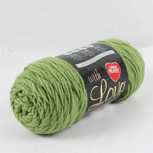 NEW Red Heart With Love Acrylic Yarn - Lettuce - Medium (4) 370yds 