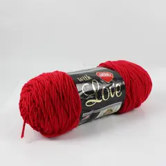 NEW Red Heart With Love Yarn - Holly Berry - Medium (4) 370yds