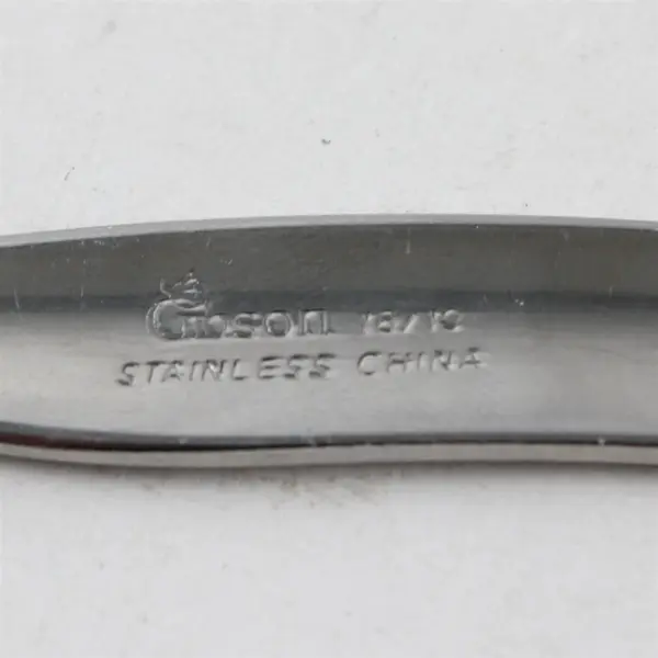Gibson Europa Stainless Steel Oval Soup Spoon 8 in