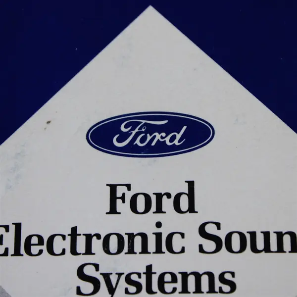Ford Electronic Sound Systems Operating Guide F1DF-19A016-AA