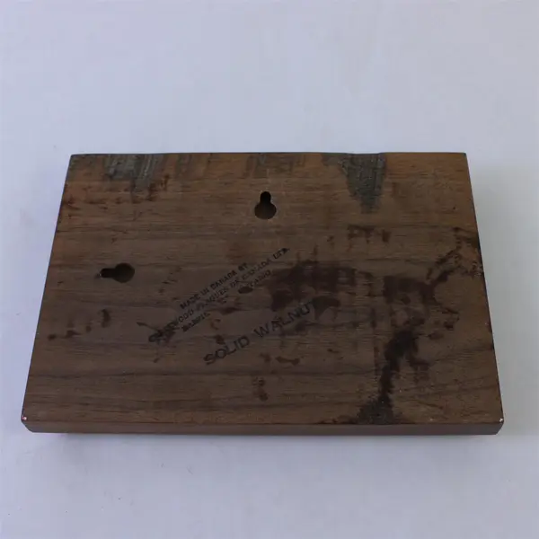 Wooden Solid Walnut Scripture Plaque Isaiah 26:3 Thou Wilt Keep Made in Canada 