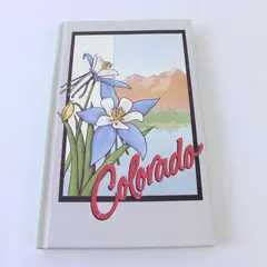 Colorado State Book 1980 Blank Journal Souvenir Craftique Productions