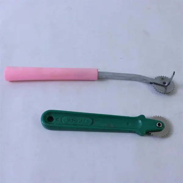 Lot of 7 Vintage Sewing Notions Seam Ripper Tracing Wheels Gauge Scissors