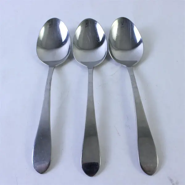 Lot of 3 International Kimberly 18/8 Stainless Steel Spoons