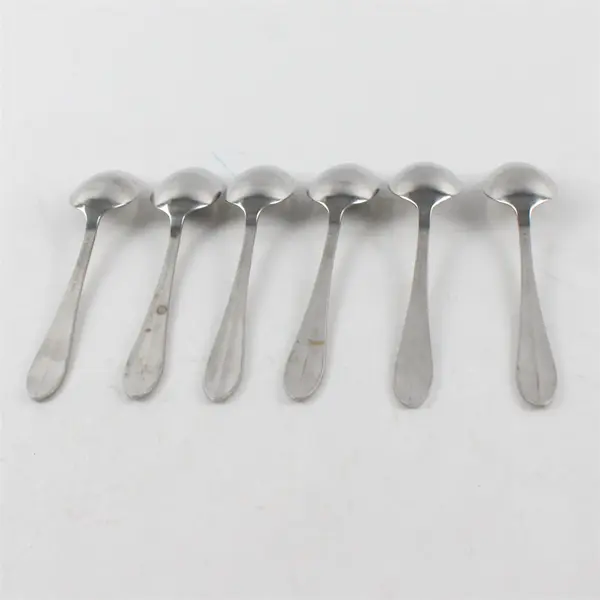 Set of 6 International Stainless Steel Teaspoons