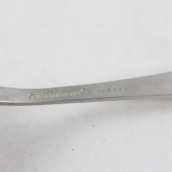 Set of 6 International Stainless Steel Teaspoons