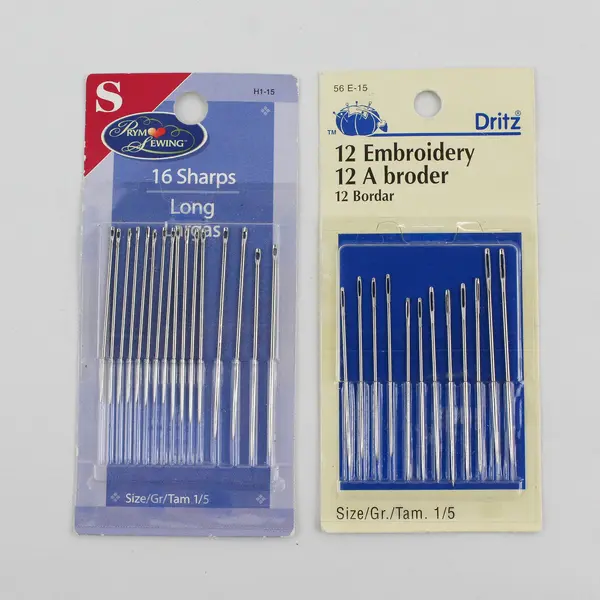 Vintage Mixed Brand Hand Sewing & Embroidery Needles Lot of 8 Cards