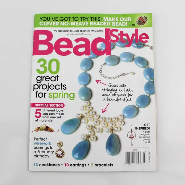 Bead Style Magazine March 2011 Featuring 30 Great Projects for Spring