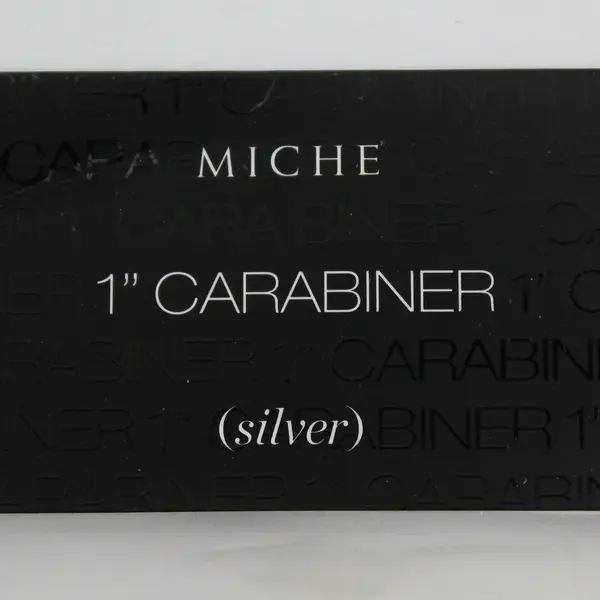 Miche 9650 1in Silver Carabiners Pack of 4 Purse Conversion Hardware