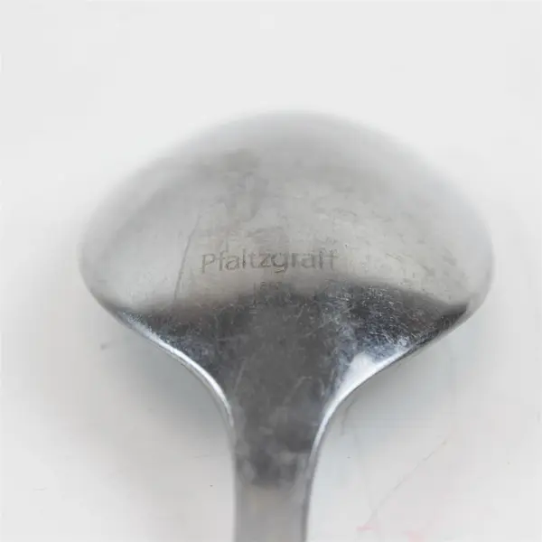 Lot of 3 Stainless Steel Mixed Spoons from Pfaltzgraff Collete-Frosted Pattern