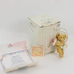 Enesco Cherished Teddies Sending You My Heart Girl Bear Cupid Figurine NIB