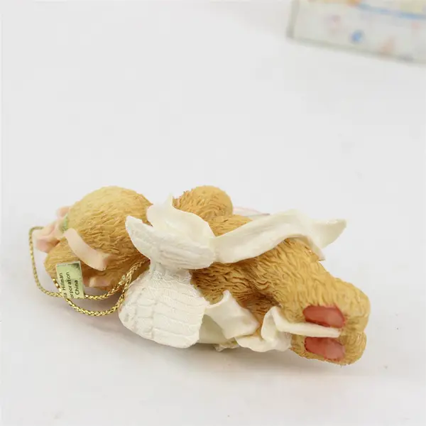 Enesco Cherished Teddies Sending You My Heart Girl Bear Cupid Figurine NIB