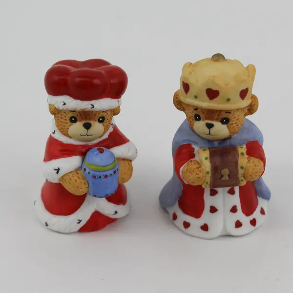 Lot of 5 Enesco Lucy & Me Teddy Bear Nativity Figurines Lucy Rigg 1987