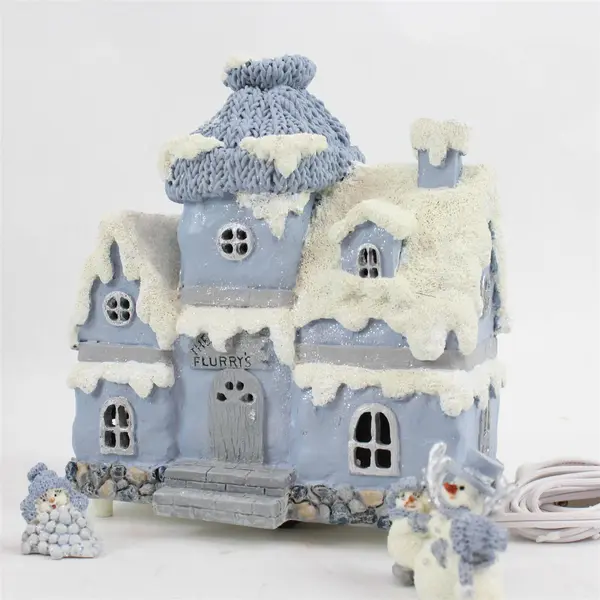 Encore Group Snowville Flurry's House Light-Up Village w/ Cord