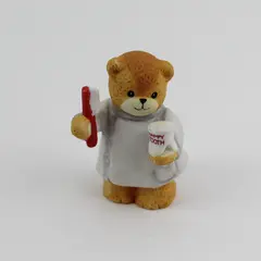 1992 Enesco Lucy & Me Happy Tooth Bear With Toothbrush