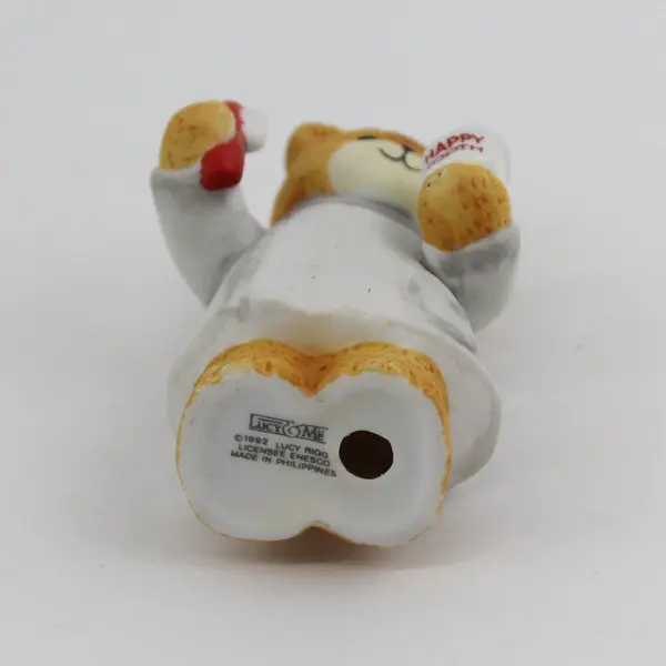 1992 Enesco Lucy & Me Happy Tooth Bear With Toothbrush