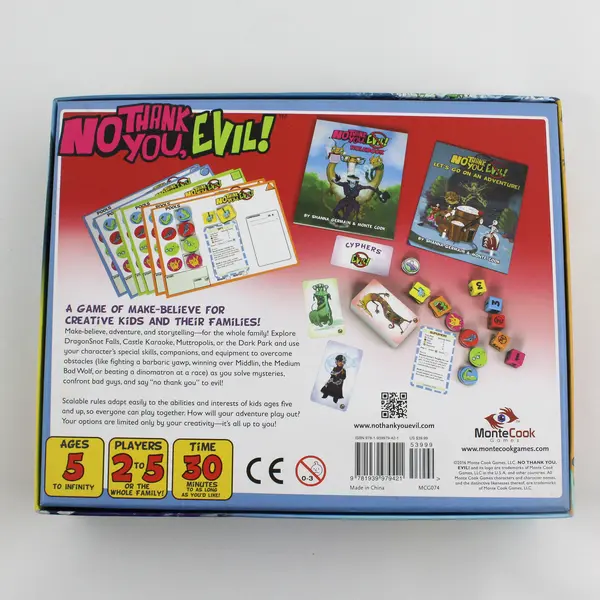 MonteCook Games No Thank You, Evil! Fantasy Role Playing Game 2016 MCG074