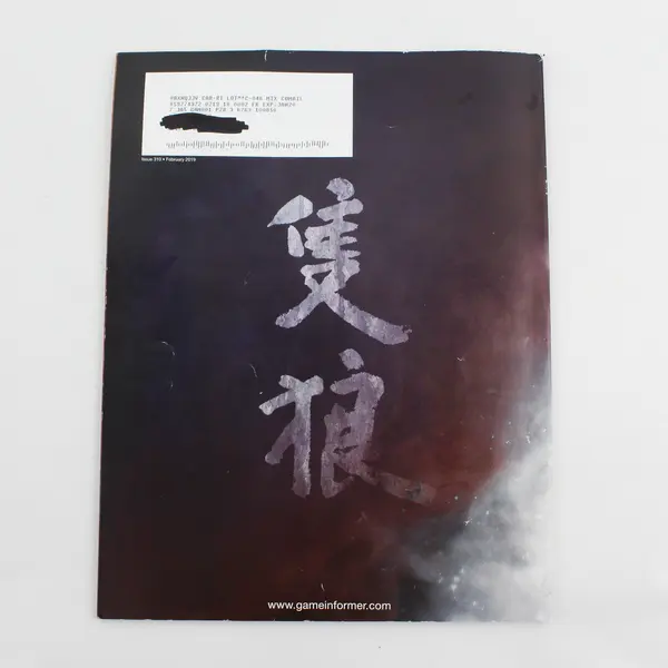 Game Informer #310 Feb 2019 Sekiro Shadows Die Twice Video Game Magazine