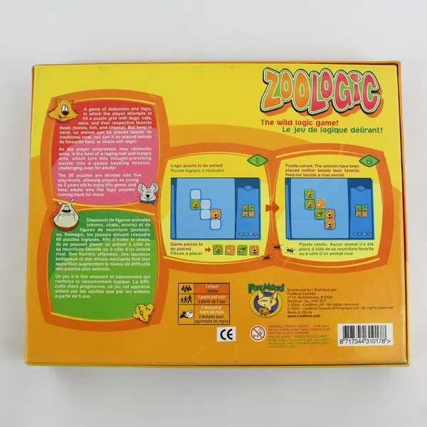 Zoologic FoxMind Board Game 2005 Complete with Instructions