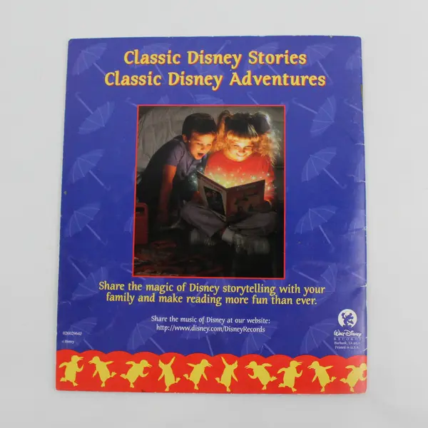 Disney Mary Poppins 1997 Paperback Read-Along Illustrated