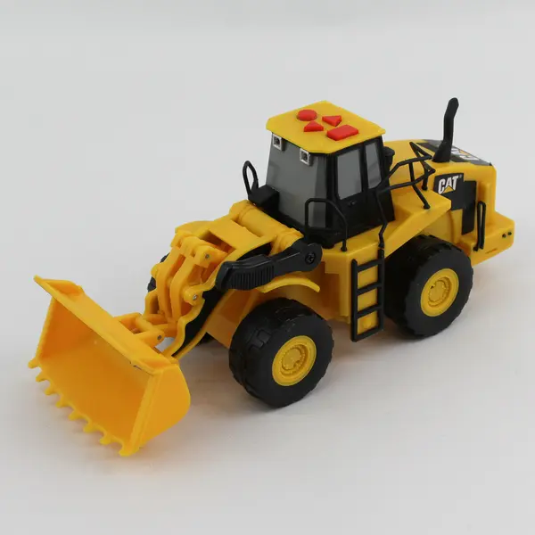 Vintage Toy State 1995 CAT Big Builder Wheel Loader Toy w/Sounds 5.5"x8.5"